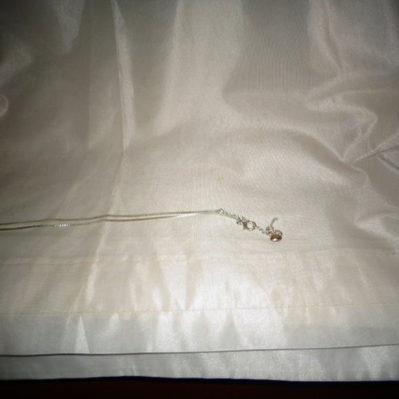 NEW FOSSIL STERLING SILVER CRYSTAL BALL NECKLACE - Picture 6 of 11